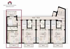 Grundriss Wohnung 4