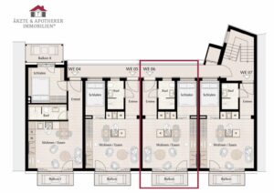 Grundriss Wohnung 6