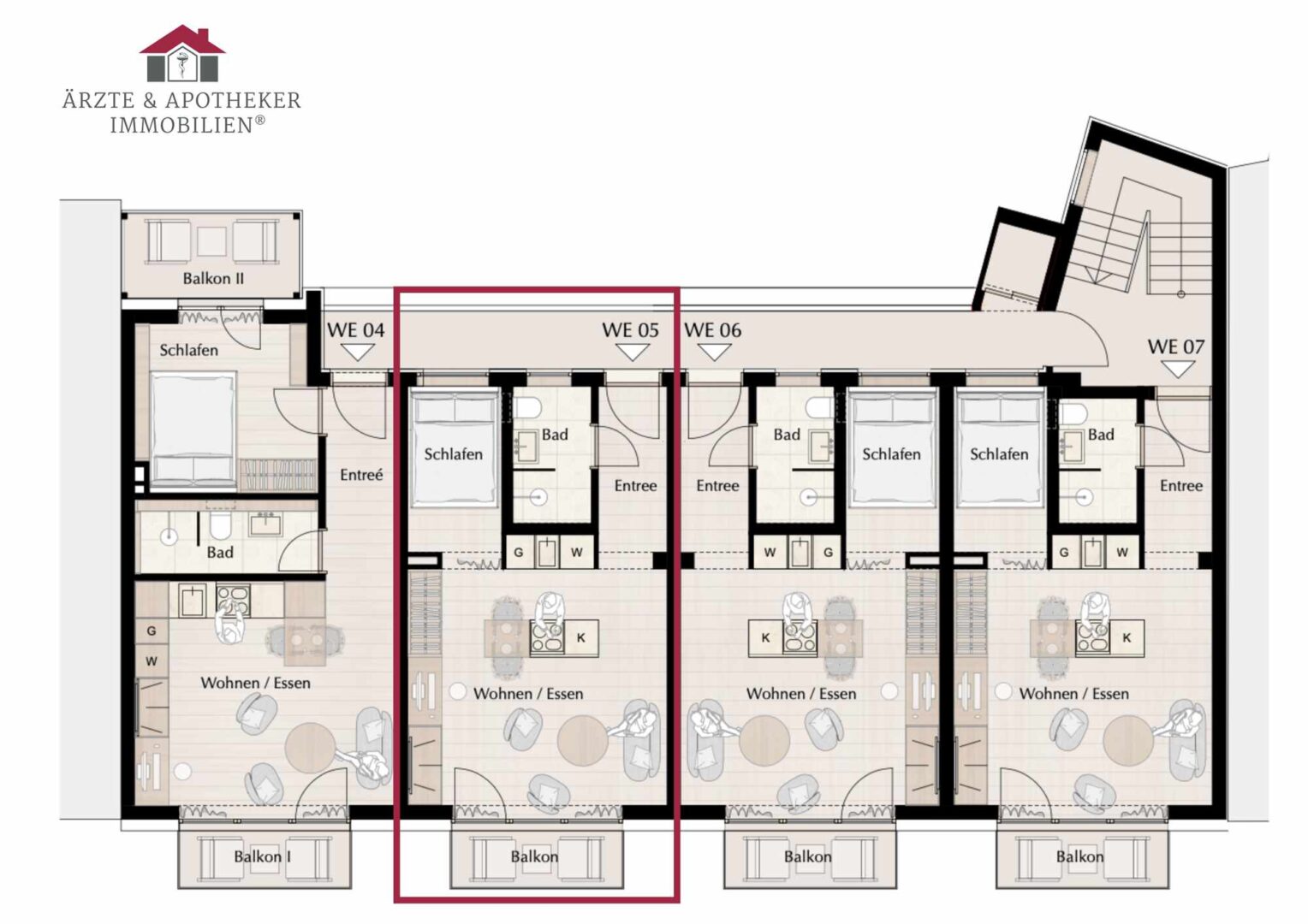 Grundriss Wohnung 5